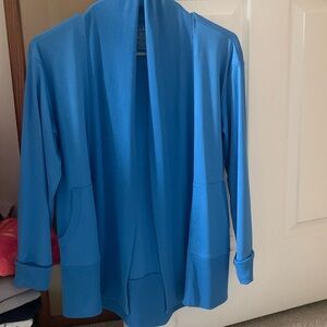 L.L. Bean blue petite cardigan